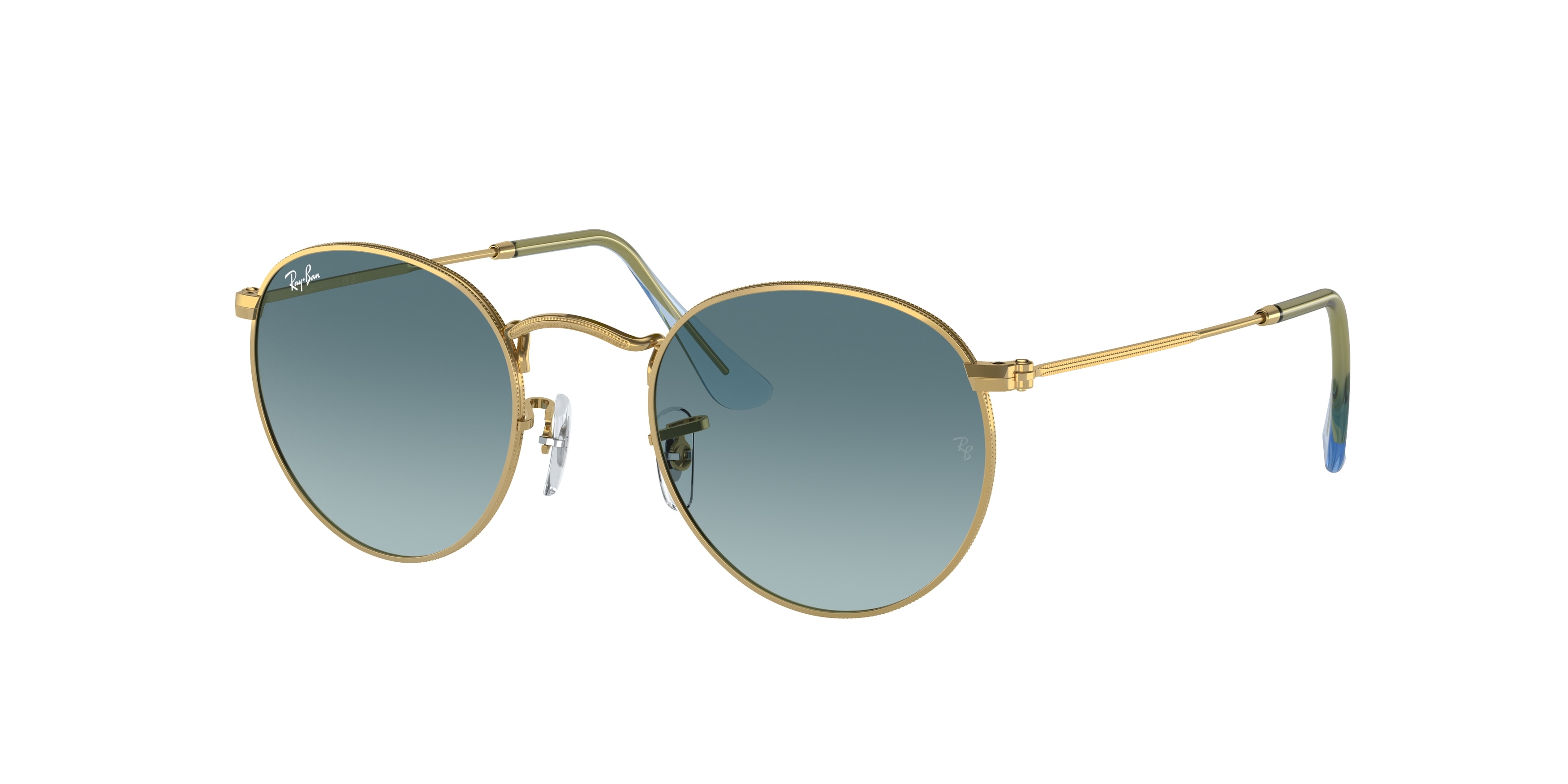 Ray Ban RB3447 001/3M Round Metal 